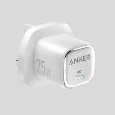 Anker 25W White Usb-C Charger For Mobile Phone Charging