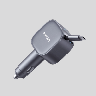 Anker Nano 75W Car Charger Usb-C Cable