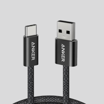 Anker Zolo Black 3.3Ft Usb-A To Usb-C Cable