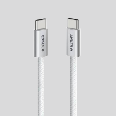 Anker 240W 1M White Usb-C To Usb-C Cable For Mobile Charging
