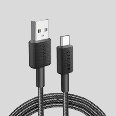 Anker 322 6Ft Black Usb-A To Usb-C Cable