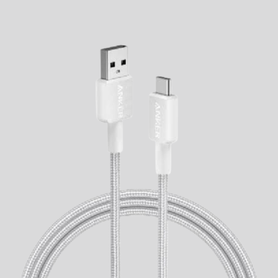 Anker 322 6Ft White Usb-A To Usb-C Cable