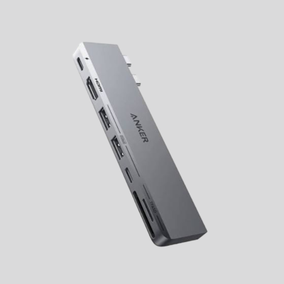 Anker Gray Usb-C Hub 7-In-2