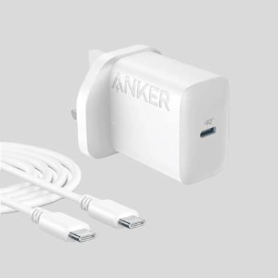 Anker 323 3Ft Charger 33W C-L Bundle