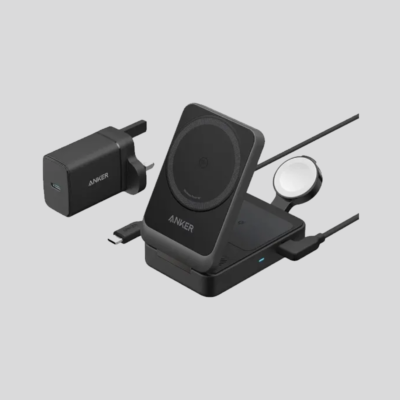 Anker Maggo Black Wl 3In1 15W Station