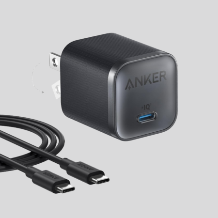 Anker 45W Nano Black Usb-C Cable Charger For Mobile Phone